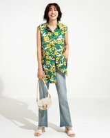 【ドゥクラッセ/DoCLASSE】のコットンボイル・プリントロングシャツ 人気、トレンドファッション・服の通販 founy(ファニー) ファッション Fashion レディースファッション Fashion for Women トップス・カットソー Cut & Sew Tops シャツ・ブラウス・オフィスカジュアル Elegant Blouses & Button-Ups チュニック Tunic, Long Top フロント Front, Front Design プリント Print, Printed Pattern ロング Long, Long-Length |ID:prp329100003116149