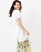 【ドゥクラッセ/DoCLASSE】のスーピマポンチ・アシメヘムチュニック オフホワイト|ID: prp329100003116162 ipo3291000000035799375