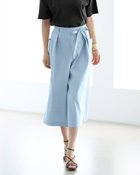 【ドゥクラッセ/DoCLASSE】のストレッチリネン・スカウチョ/リボン付き 人気、トレンドファッション・服の通販 founy(ファニー) ファッション Fashion レディースファッション Fashion for Women パンツ Pants & Trousers リボン Ribbon, Bow thumbnail ブルーグレー|ID: prp329100003116166 ipo3291000000035795484