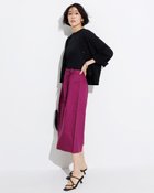 【ドゥクラッセ/DoCLASSE】のストレッチリネン・スカウチョ/リボン付き 人気、トレンドファッション・服の通販 founy(ファニー) ファッション Fashion レディースファッション Fashion for Women パンツ Pants & Trousers リボン Ribbon, Bow thumbnail パープル|ID: prp329100003116166 ipo3291000000035795485