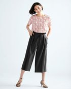 【ドゥクラッセ/DoCLASSE】のストレッチリネン・スカウチョ/リボン付き 人気、トレンドファッション・服の通販 founy(ファニー) ファッション Fashion レディースファッション Fashion for Women パンツ Pants & Trousers リボン Ribbon, Bow thumbnail ブラック|ID: prp329100003116166 ipo3291000000035795487