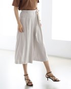 【ドゥクラッセ/DoCLASSE】のストレッチリネン・スカウチョ/リボン付き 人気、トレンドファッション・服の通販 founy(ファニー) ファッション Fashion レディースファッション Fashion for Women パンツ Pants & Trousers リボン Ribbon, Bow thumbnail ライトグレー|ID: prp329100003116166 ipo3291000000035795489