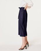 【ドゥクラッセ/DoCLASSE】のストレッチリネン・スカウチョ/リボン付き 人気、トレンドファッション・服の通販 founy(ファニー) ファッション Fashion レディースファッション Fashion for Women パンツ Pants & Trousers リボン Ribbon, Bow thumbnail ミッドナイトブルー|ID: prp329100003116166 ipo3291000000035795505