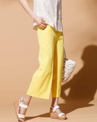 【ドゥクラッセ/DoCLASSE】のドライオックス・ワイドパンツ イエロー|ID: prp329100003116192 ipo3291000000035798261