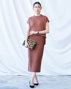 【ドゥクラッセ/DoCLASSE】のライトニット・フレンチセットアップ 人気、トレンドファッション・服の通販 founy(ファニー) ファッション Fashion レディースファッション Fashion for Women ワンピース Dresses セットアップ Set-Up, Coordinated Outfit フレンチ French, French Style ミックス Mix, Mixed Style 夏 Summer 秋 Autumn thumbnail ダスティーピンク|ID: prp329100003116245 ipo3291000000035800392