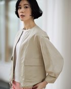 【ドゥクラッセ/DoCLASSE】のとろみリネン・立体スリーブジャケット 人気、トレンドファッション・服の通販 founy(ファニー) ファッション Fashion レディースファッション Fashion for Women アウター Coat / Outerwear Collection レディースジャケット・軽アウター Jackets とろみ Fluid, Flowy Fabric シンプル Simple, Minimal ジャケット Jacket, Outerwear スピンドル Spindle, Drawcord スリーブ Sleeve, Long Sleeve / Short Sleeve ビッグ Big, Oversized ポケット Pocket, Pocket Detail ミックス Mix, Mixed Style リネン Linen, Linen Fabric thumbnail トープ|ID: prp329100003116247 ipo3291000000035795329