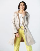 【ドゥクラッセ/DoCLASSE】の二重織リバーシブル・フードコート ストーン|ID: prp329100003116323 ipo3291000000035798568