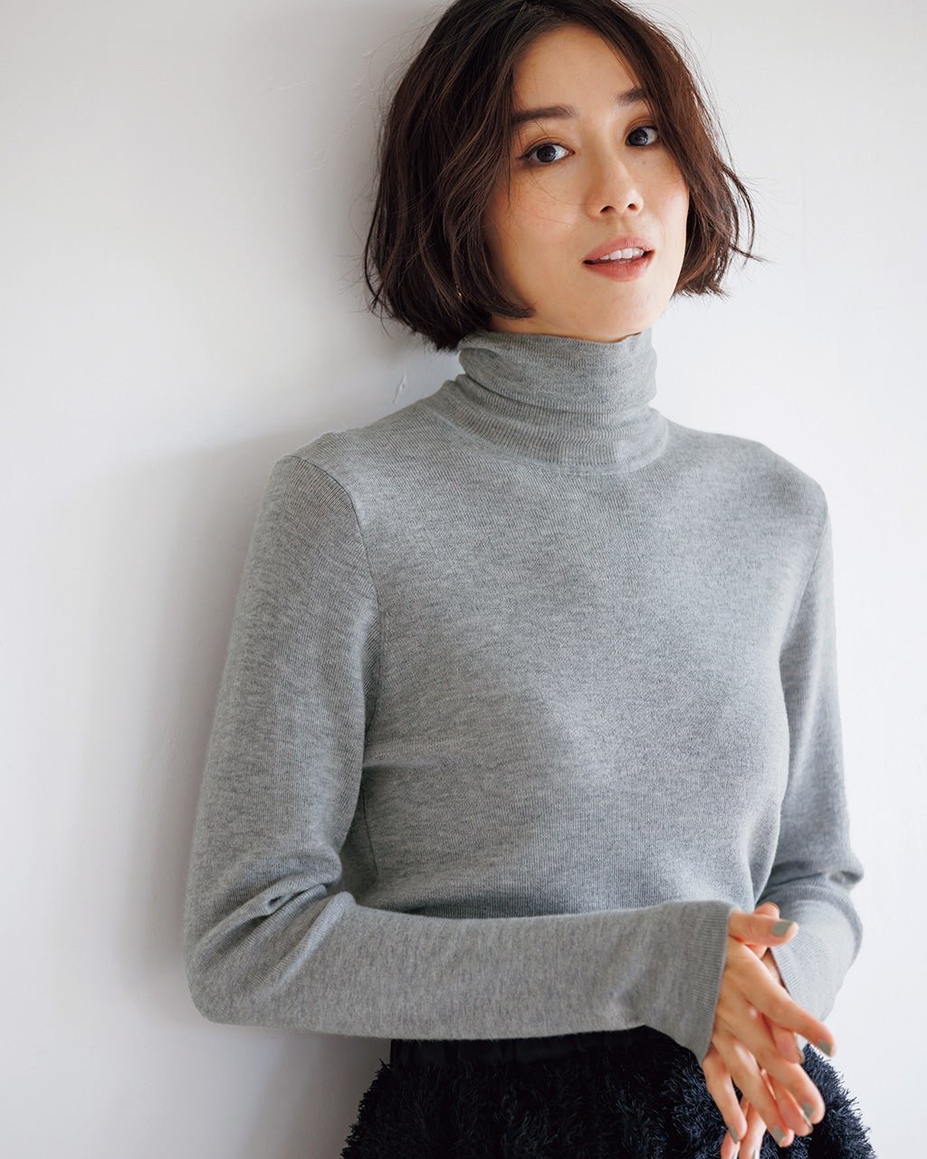 【ドゥクラッセ/DoCLASSE】のマシュマロウール100・タートルネック インテリア・キッズ・メンズ・レディースファッション・服の通販 founy(ファニー) 　ファッション　Fashion　レディースファッション　Fashion for Women　トップス・カットソー　Cut & Sew Tops　ニット　Knit Tops & Sweaters　タートルネック・ハイネックトップス　Turtlenecks & High-Neck Tops　なめらか　Smooth, Silky Texture　インナー　Innerwear　シルケット　Silket, Silky Cotton　セーター　Sweater, Knitwear　タートルネック　Turtleneck, High Neck　グレー|ID: prp329100003116342 ipo3291000000036274024