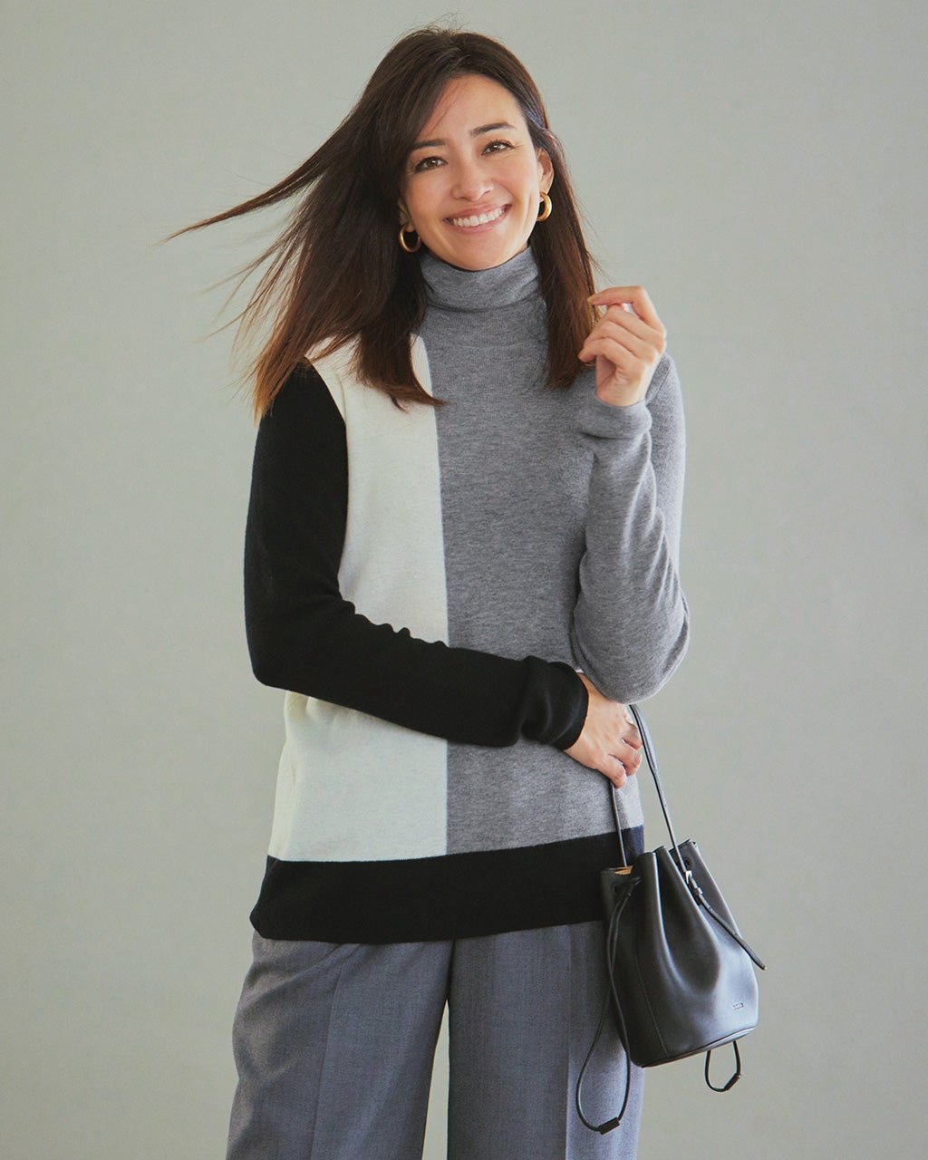 【ドゥクラッセ/DoCLASSE】のマシュマロウール100・タートルネック インテリア・キッズ・メンズ・レディースファッション・服の通販 founy(ファニー) 　ファッション　Fashion　レディースファッション　Fashion for Women　トップス・カットソー　Cut & Sew Tops　ニット　Knit Tops & Sweaters　タートルネック・ハイネックトップス　Turtlenecks & High-Neck Tops　なめらか　Smooth, Silky Texture　インナー　Innerwear　シルケット　Silket, Silky Cotton　セーター　Sweater, Knitwear　タートルネック　Turtleneck, High Neck　グレーマルチ|ID: prp329100003116342 ipo3291000000036274026