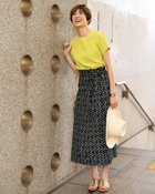 【ドゥクラッセ/DoCLASSE】のコットンサテン・タックスカート 人気、トレンドファッション・服の通販 founy(ファニー) ファッション Fashion レディースファッション Fashion for Women スカート Skirts ストライプ Stripe, Striped Pattern プリント Print, Printed Pattern モダン Modern, Contemporary 夏 Summer thumbnail グリーン・パターン|ID: prp329100003116355 ipo3291000000036008843