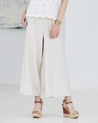 【ドゥクラッセ/DoCLASSE】のストレッチリネン・タックワイドパンツ ストーン|ID: prp329100003116378 ipo3291000000035799314