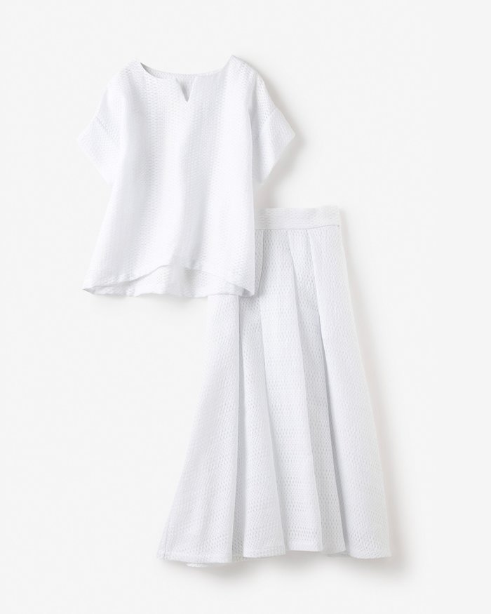 【ドゥクラッセ/DoCLASSE】のレーシージャカード・フレアセットアップ インテリア・キッズ・メンズ・レディースファッション・服の通販 founy(ファニー) https://founy.com/ ファッション Fashion レディースファッション Fashion for Women ワンピース Dresses オーガンジー Organza Fabric セットアップ Set-Up, Coordinated Outfit フレア Flare, Flared 夏 Summer 春 Spring S/S・春夏 SS, Spring/Summer, Warm Season |ID: prp329100003116388 ipo3291000000035799518