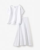 【ドゥクラッセ/DoCLASSE】のレーシージャカード・フレアセットアップ ホワイト|ID: prp329100003116388 ipo3291000000035799522