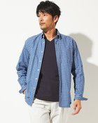 【ドゥクラッセ/DoCLASSE / MEN】のナチュラルオックスシャツ長袖/ボタンダウン ネイビーチェック|ID: prp329100003116401 ipo3291000000028259088