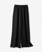 【ドゥクラッセ/DoCLASSE】のマットサテン・ワイドパンツ ブラック|ID: prp329100003116473 ipo3291000000035795584