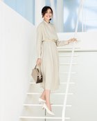 【ドゥクラッセ/DoCLASSE】のニュアンスデシン・ワンピース 人気、トレンドファッション・服の通販 founy(ファニー) ファッション Fashion レディースファッション Fashion for Women ワンピース Dresses ギャザー Gathered, Ruffled シルク Silk, 100% Silk ドレープ Drape, Draping Fabric ヨーク Yoke, Yoke Design thumbnail ストーン|ID: prp329100003116517 ipo3291000000035797197