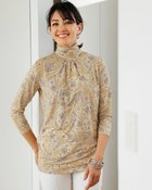 【ドゥクラッセ/DoCLASSE】のUVスラブ・ハイネック7分袖/柄2 ベージュ・パターン|ID: prp329100003116522 ipo3291000000036274253