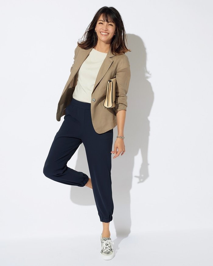 【ドゥクラッセ/DoCLASSE】のストレッチ・ジョガーパンツ インテリア・キッズ・メンズ・レディースファッション・服の通販 founy(ファニー) https://founy.com/ ファッション Fashion レディースファッション Fashion for Women パンツ Pants & Trousers ジャケット Jacket, Outerwear ストレッチ Stretch, Stretchy Fabric スポーティ Sporty, Casual Athletic エレガント 上品 Elegant |ID: prp329100003116534 ipo3291000000035798935