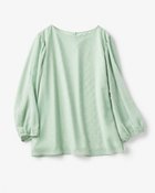 【ドゥクラッセ/DoCLASSE】のドビーシフォン・レイヤードブラウス ライトグリーン|ID: prp329100003116594 ipo3291000000035795666