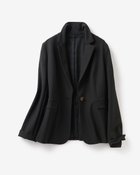 【ドゥクラッセ/DoCLASSE】のリラックスツイル・シングルジャケット ブラック|ID: prp329100003116644 ipo3291000000035799942