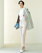 【ドゥクラッセ/DoCLASSE】のカルゼダブルクロス・スティックパンツ グレージュ|ID: prp329100003116645 ipo3291000000028258856