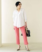 【ドゥクラッセ/DoCLASSE】のカルゼダブルクロス・スティックパンツ ピンク|ID: prp329100003116645 ipo3291000000028258858