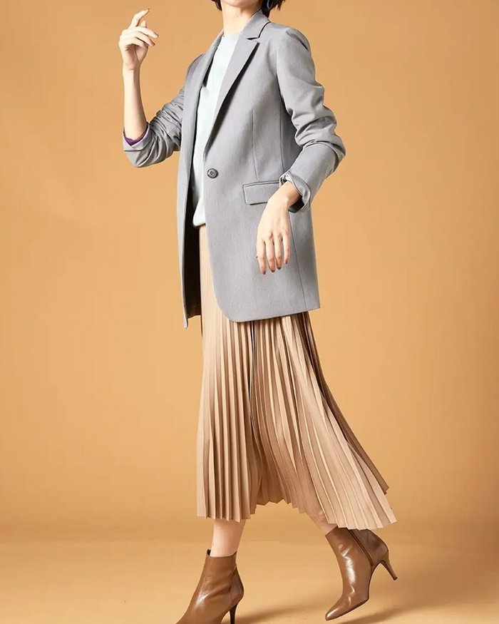 【ドゥクラッセ/DoCLASSE】のウールタッチ・テーラードジャケット インテリア・キッズ・メンズ・レディースファッション・服の通販 founy(ファニー) https://founy.com/ ファッション Fashion レディースファッション Fashion for Women アウター Coat / Outerwear Collection レディースジャケット・軽アウター Jackets テーラードジャケット / 通勤・きれいめスタイル Tailored Jackets & Blazers ジャケット Jacket, Outerwear ストレッチ Stretch, Stretchy Fabric デニム Denim, Jeans Material 秋 Autumn |ID: prp329100003116650 ipo3291000000035799270