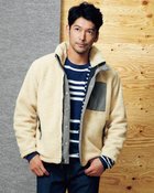 【ドゥクラッセ/DoCLASSE / MEN】のシェルパフリース リバーシブルブルゾン ホワイト・パターン|ID: prp329100003116664 ipo3291000000028258673