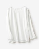 【ドゥクラッセ/DoCLASSE】のピュアコットン・カッティングブラウス ホワイト|ID: prp329100003116669 ipo3291000000035795705