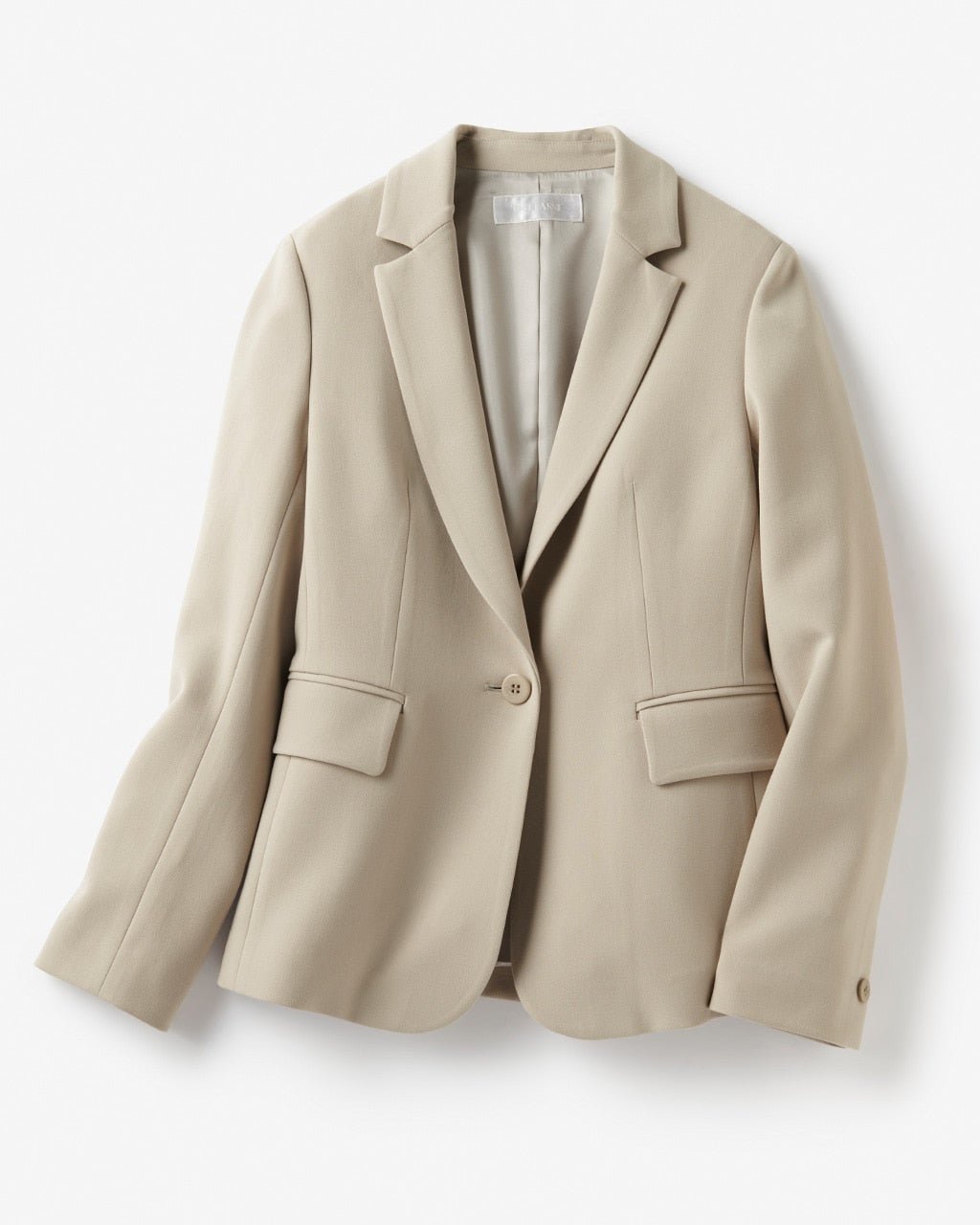 【ドゥクラッセ/DoCLASSE】のプレミアム二重織・テーラードジャケット インテリア・キッズ・メンズ・レディースファッション・服の通販 founy(ファニー) 　ファッション　Fashion　レディースファッション　Fashion for Women　アウター　Coat / Outerwear Collection　レディースジャケット・軽アウター　Jackets　テーラードジャケット / 通勤・きれいめスタイル　Tailored Jackets & Blazers　なめらか　Smooth, Silky Texture　ジャケット　Jacket, Outerwear　ストレッチ　Stretch, Stretchy Fabric　プレミアム　Premium, High-End　グレーベージュ|ID: prp329100003116681 ipo3291000000035797176