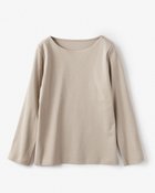 【ドゥクラッセ/DoCLASSE】のボートネック/長袖・ドゥクラッセTシャツ(58cm丈) グレーベージュ|ID: prp329100003116704 ipo3291000000033772062