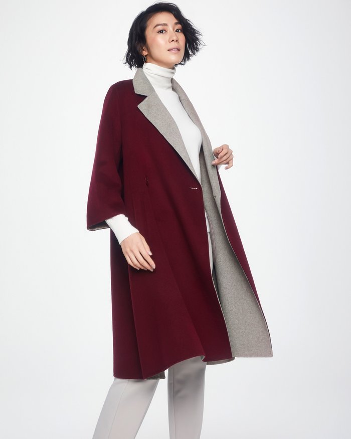 【ドゥクラッセ/DoCLASSE】のダブルフェイス・Aラインコート インテリア・キッズ・メンズ・レディースファッション・服の通販 founy(ファニー) https://founy.com/ ファッション Fashion レディースファッション Fashion for Women アウター Coat / Outerwear Collection コート・ロングコート・ピーコート Long Coats, Peacoats & More Aラインコート A-Line Coats おすすめ Recommended / Our Picks ダブル Double, Double-Breasted トレンド Trend, Trending Now ハンド Hand, Handmade フェイス Face, Facial Design フォーマル Formal, Dressy エレガント 上品 Elegant 冬 Winter / This Winter |ID: prp329100003116744 ipo3291000000033441743