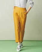 【ドゥクラッセ/DoCLASSE】のソフトコットン・タックテーパード サフラン|ID: prp329100003116748 ipo3291000000035799003