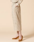 【ドゥクラッセ/DoCLASSE】のフローラルデシン・フレアワイドパンツ ベージュパターン|ID: prp329100003116753 ipo3291000000028258633
