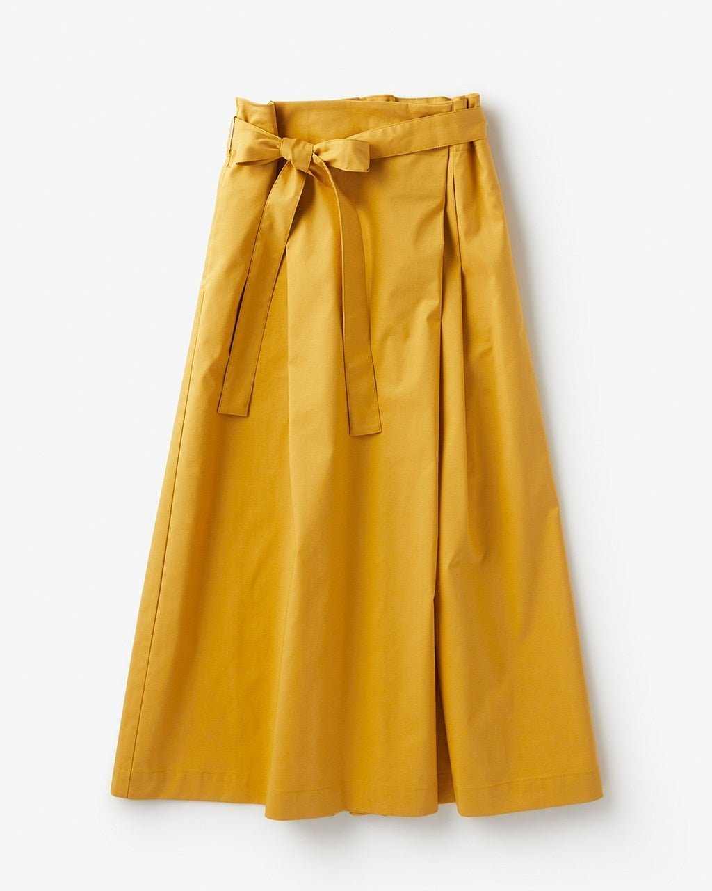【ドゥクラッセ/DoCLASSE】のソフトコットン・リボンスカウチョ インテリア・キッズ・メンズ・レディースファッション・服の通販 founy(ファニー) 　ファッション　Fashion　レディースファッション　Fashion for Women　パンツ　Pants & Trousers　ガウチョパンツ　Gaucho Pants, Culottes　ストレッチ　Stretch, Stretchy Fabric　フェミニン　Feminine, Girly　ミックス　Mix, Mixed Style　ラップ　Wrap, Wrap Design　リボン　Ribbon, Bow　サフラン|ID: prp329100003116808 ipo3291000000035795271