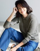 【ドゥクラッセ/DoCLASSE】のピュアカシミヤ・ポロ衿プルオーバー グレー|ID: prp329100003116822 ipo3291000000028258514