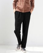 【ドゥクラッセ/DoCLASSE】のウールジャージー・タックパンツ ブラック|ID: prp329100003116829 ipo3291000000035800121