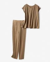 【ドゥクラッセ/DoCLASSE】のアムンゼン・フレンチセットアップ 人気、トレンドファッション・服の通販 founy(ファニー) ファッション Fashion レディースファッション WOMEN ワンピース Dress ジョーゼット Georgette スーツ Suit セットアップ Set Up フレア Flare |ID:prp329100003116841