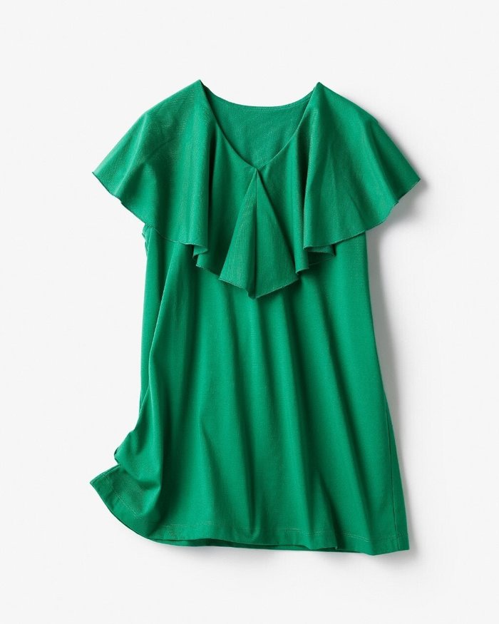 【ドゥクラッセ/DoCLASSE】のシルキーコットン・ラッフル衿トップス インテリア・キッズ・メンズ・レディースファッション・服の通販 founy(ファニー) https://founy.com/ ファッション Fashion レディースファッション Fashion for Women トップス・カットソー Cut & Sew Tops シャツ・ブラウス・オフィスカジュアル Elegant Blouses & Button-Ups ロングTシャツ・Tシャツ Longline T-Shirts & Tees カットソー・ベーシックTシャツ Cut-and-Sewn Tops / Stretch Tees & Basics おすすめ Recommended / Our Picks カットソー Cut and Sewn Top トレンド Trend, Trending Now ラッフル Ruffle, Frill 今季 This Season, Current Season 夏 Summer |ID: prp329100003116879 ipo3291000000035796265