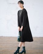 【ドゥクラッセ/DoCLASSE】の異素材切替え・バックプリーツワンピース 人気、トレンドファッション・服の通販 founy(ファニー) ファッション Fashion レディースファッション WOMEN ワンピース Dress オケージョン Occasion サテン Satin ジョーゼット Georgette ストレッチ Stretch セットアップ Set Up フレア Flare フロント Front プリーツ Pleats thumbnail ブラック|ID: prp329100003116893 ipo3291000000028258456