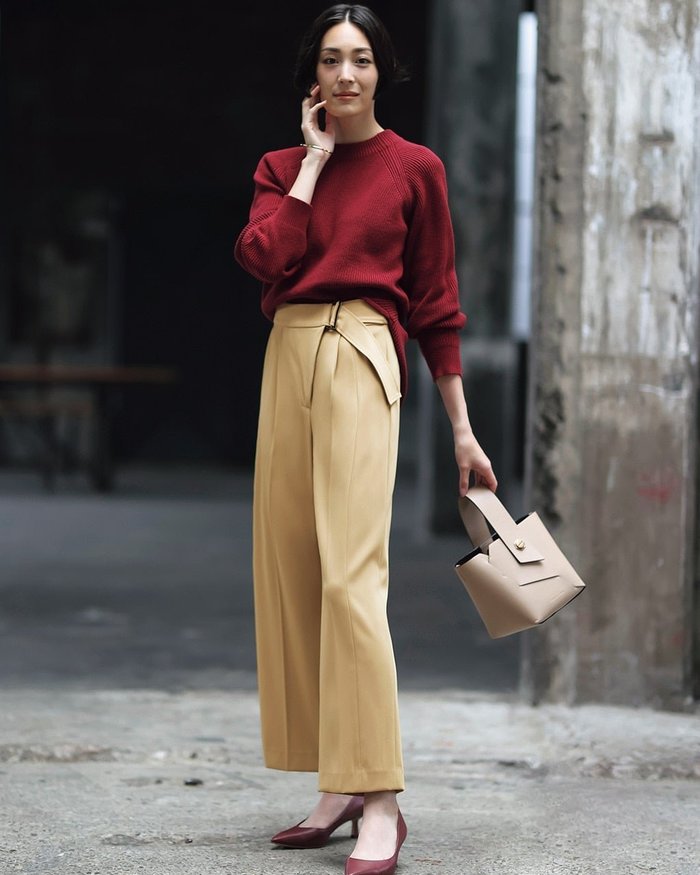 【ドゥクラッセ/DoCLASSE】のソフトツイル・サイドバックルパンツ インテリア・キッズ・メンズ・レディースファッション・服の通販 founy(ファニー) https://founy.com/ ファッション Fashion レディースファッション Fashion for Women パンツ Pants & Trousers バッグ Bags ワイド Wide, Wide Fit |ID: prp329100003116907 ipo3291000000035794881