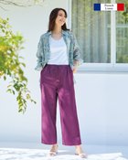 【ドゥクラッセ/DoCLASSE】の14番リネン・リラクシーワイド/68cm バイオレット|ID: prp329100003116919 ipo3291000000028258378