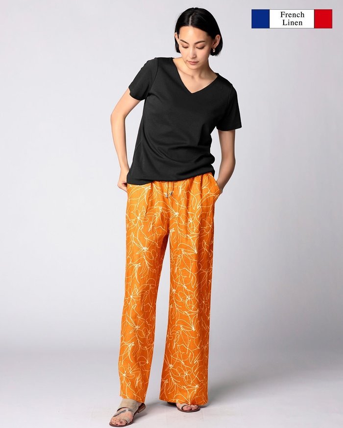 【ドゥクラッセ/DoCLASSE】の14番リネン・リラクシーワイド/68cm インテリア・キッズ・メンズ・レディースファッション・服の通販 founy(ファニー) https://founy.com/ ファッション Fashion レディースファッション Fashion for Women パンツ Pants & Trousers ドローストリング Drawstring, Pull Cord ボトム Bottoms, Lower Wear 無地 Plain, Solid Color リゾート Resort, Vacation Style リネン Linen, Linen Fabric ワイド Wide, Wide Fit エレガント 上品 Elegant |ID: prp329100003116919 ipo3291000000036008737