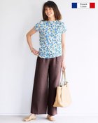 【ドゥクラッセ/DoCLASSE】の14番リネン・リラクシーワイド/68cm ダークブラウン|ID: prp329100003116919 ipo3291000000036008743