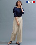 【ドゥクラッセ/DoCLASSE】の14番リネン・リラクシーワイド/68cm ライトベージュ|ID: prp329100003116919 ipo3291000000036008751