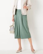 【ドゥクラッセ/DoCLASSE】のエアリーツイル・タックガウチョパンツ セージ|ID: prp329100003116942 ipo3291000000035799017