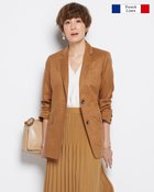 【ドゥクラッセ/DoCLASSE】のフレンチリネン・ロングジャケット ライトキャメル|ID: prp329100003116952 ipo3291000000028258270