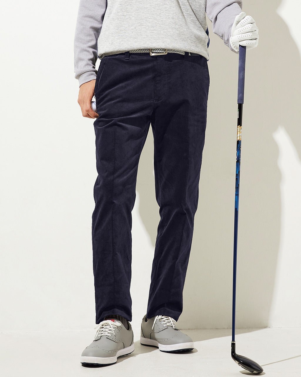 【ドゥクラッセ/DoCLASSE / MEN】のスクエアカットコールパンツ/GOLF インテリア・キッズ・メンズ・レディースファッション・服の通販 founy(ファニー) 　ファッション　Fashion　メンズファッション　MEN　ボトムス　Bottoms/Men　ゴルフ　Golf　カッティング　Cutting　コーデュロイ　Corduroy　シャーリング　Shirring　ストレッチ　Stretch　プリント　Print　ポケット　Pocket　メンズ　Mens　モチーフ　Motif　ダークネイビー|ID: prp329100003116977 ipo3291000000028258304