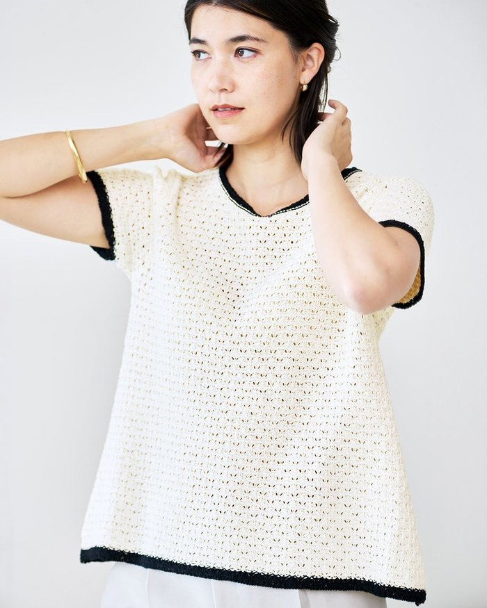 【ドゥクラッセ/DoCLASSE】のクロッシェニット・ラインセットアップ インテリア・キッズ・メンズ・レディースファッション・服の通販 founy(ファニー) https://founy.com/ ファッション Fashion レディースファッション Fashion for Women ワンピース Dresses サマー Summer, Summer Style セットアップ Set-Up, Coordinated Outfit トリミング Trimming, Decorative Edge レーシー Lacy, Lace-Like エレガント 上品 Elegant 夏 Summer 透かし Cut-Out, Lacework |ID: prp329100003117016 ipo3291000000036008731