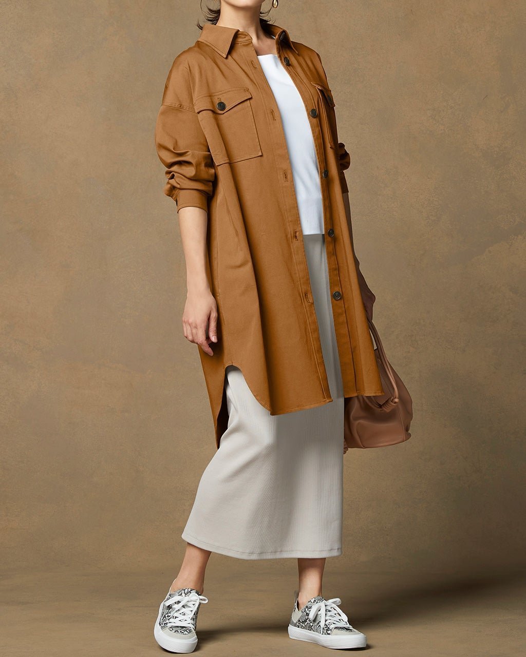 【ドゥクラッセ/DoCLASSE】のコンフォートチノ・シャツワンピース 人気、トレンドファッション・服の通販 founy(ファニー) 　ファッション　Fashion　レディースファッション　Fashion for Women　ワンピース　Dresses　シャツワンピース / 1枚で着映えコーデ　Shirt Dresses　ジャケット　Jacket, Outerwear　ストレッチ　Stretch, Stretchy Fabric　スリット　Slit, Slit Detail　フラップ　Flap, Flap Pocket　ヘムライン　Hemline, Bottom Cut　ポケット　Pocket, Pocket Detail　ラウンド　Round, Round Neck　ロング　Long, Long-Length　 other-1|ID: prp329100003117019 ipo3291000000035799165